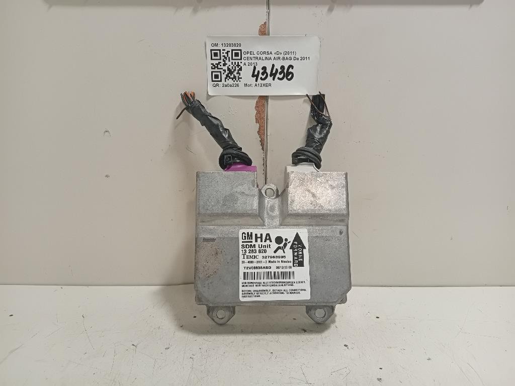 Centralina Air-bag 13283820 Opel Corsa D 2011