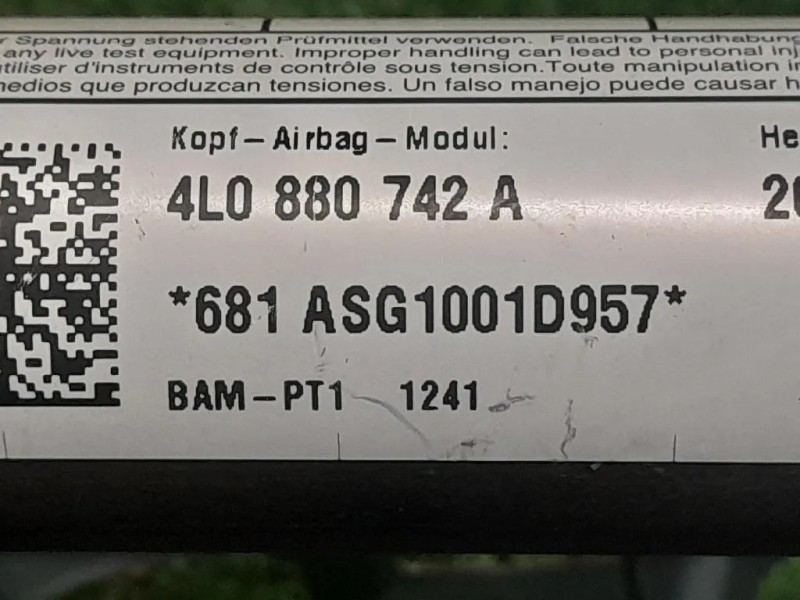 Air-bag A Tendina DX 4L0880742A Audi Q7 4LB 2009