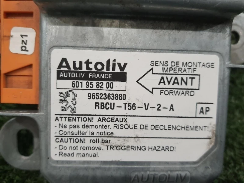 Centralina Air-bag 9652363880 Peugeot 307 CC 2001