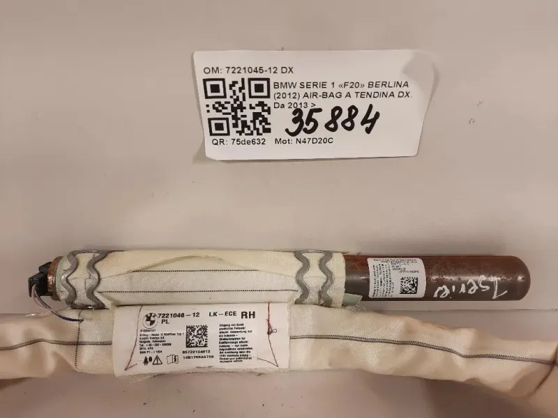 Air-bag A Tendina DX 7221045-12 DX Bmw Serie 1 F20 Berlina 2012