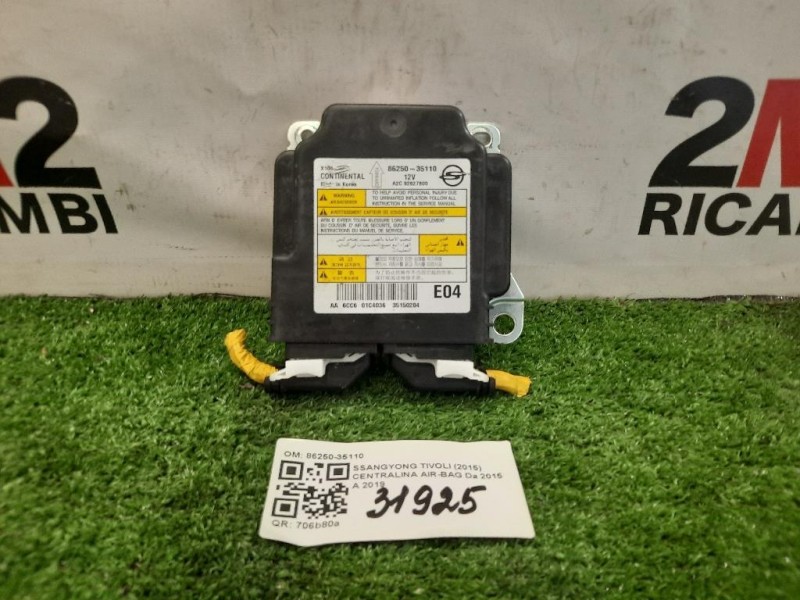 Air-bag A Tendina DX 7221046-12 Bmw Serie 1 F20 Berlina 2015
