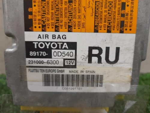 Centralina Air-bag 89170 Toyota Yaris IV 2014