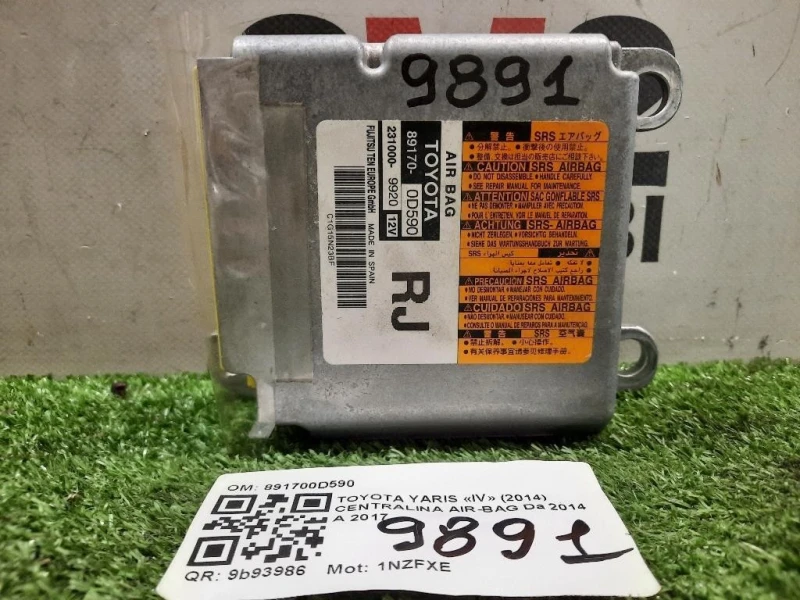 Centralina Air-bag 891700D590 Toyota Yaris IV 2014