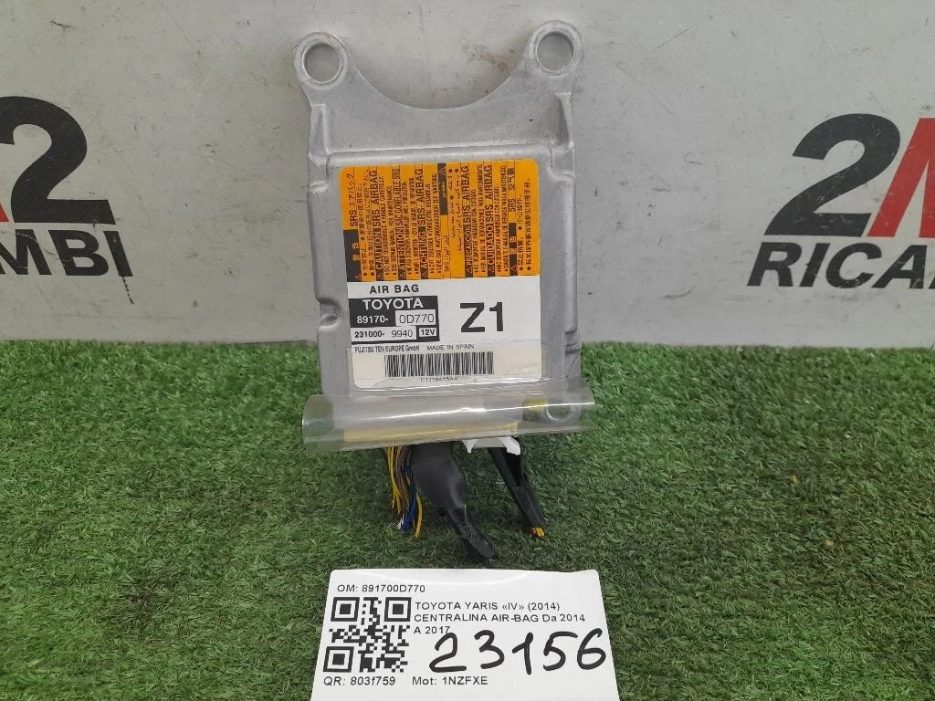 Centralina Air-bag 891700D770 Toyota Yaris IV 2014