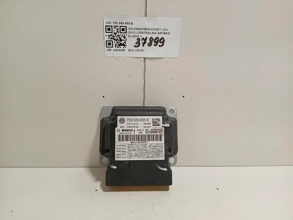 Centralina Air-bag 7E0 959 655 B Volkswagen Caddy IV 2011