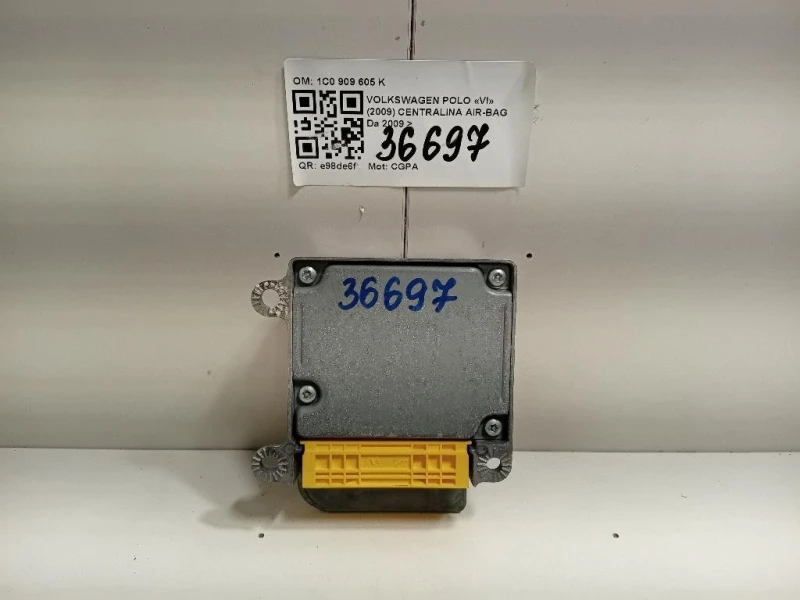 Centralina Air-bag 1C0909605K Volkswagen POLO VI 2009