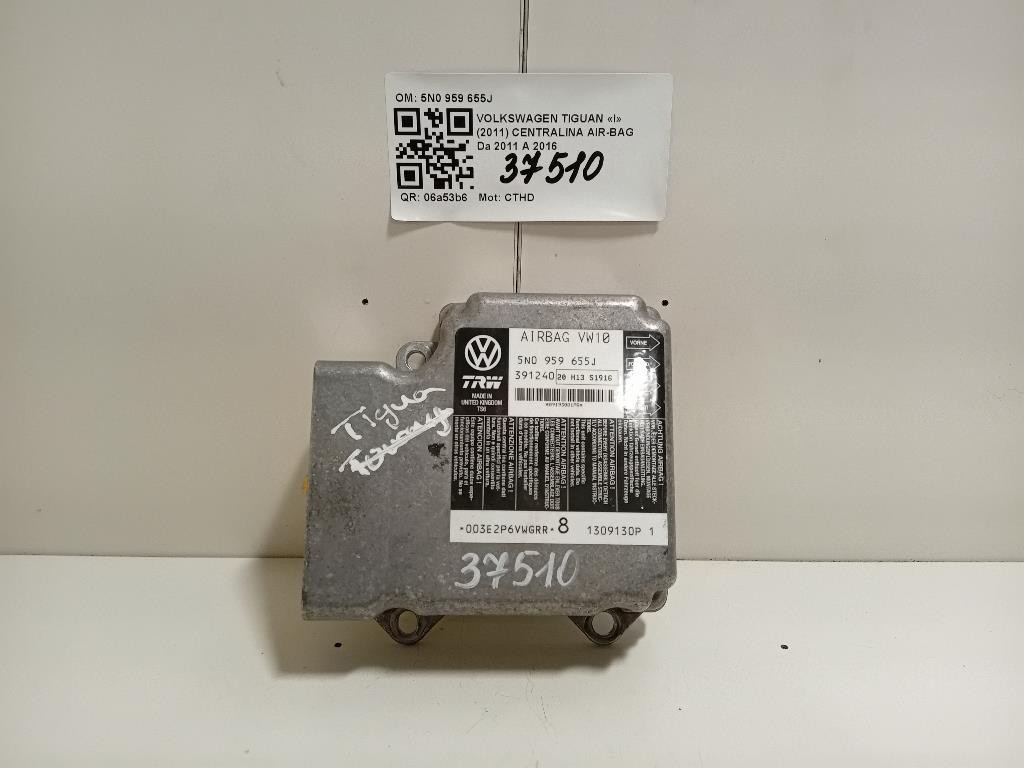 Centralina Air-bag 5N0 959 655J Volkswagen Tiguan I 2011