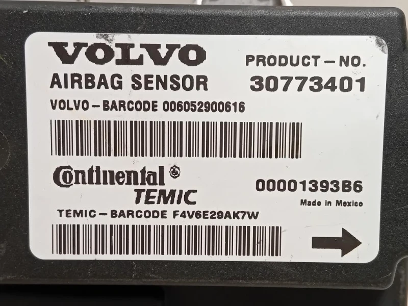 Centralina Air-bag 30773401 Volvo V50 2004