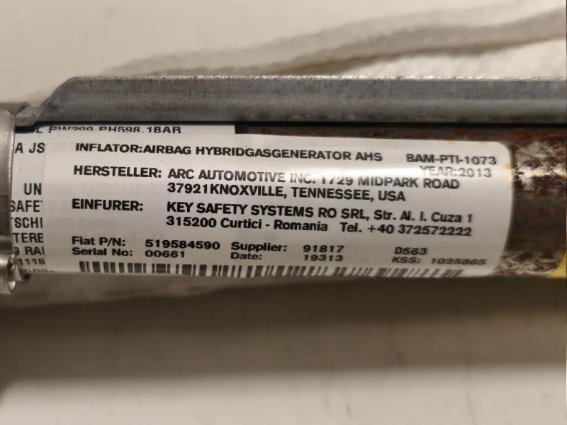 Air-bag A Tendina DX 519584590 Fiat 500L 2013