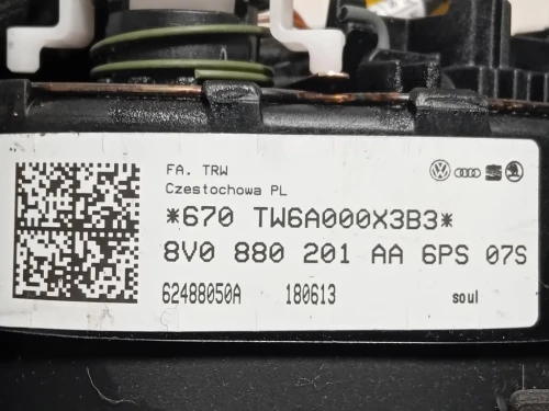 Air-bag Guidatore 8V0880201AA Audi Q3 8UB 2012