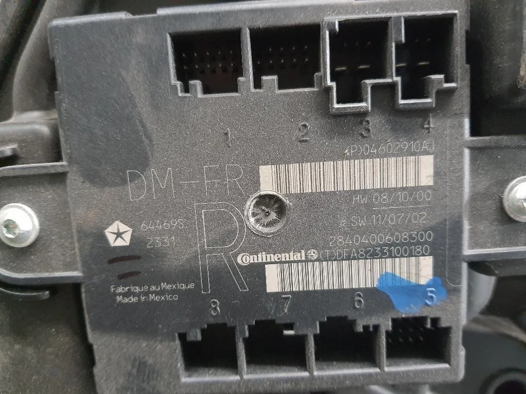 Centralina Alzacristallo Porta ANT DX 04602910AJ Jeep Grand Cherokee IV 2011