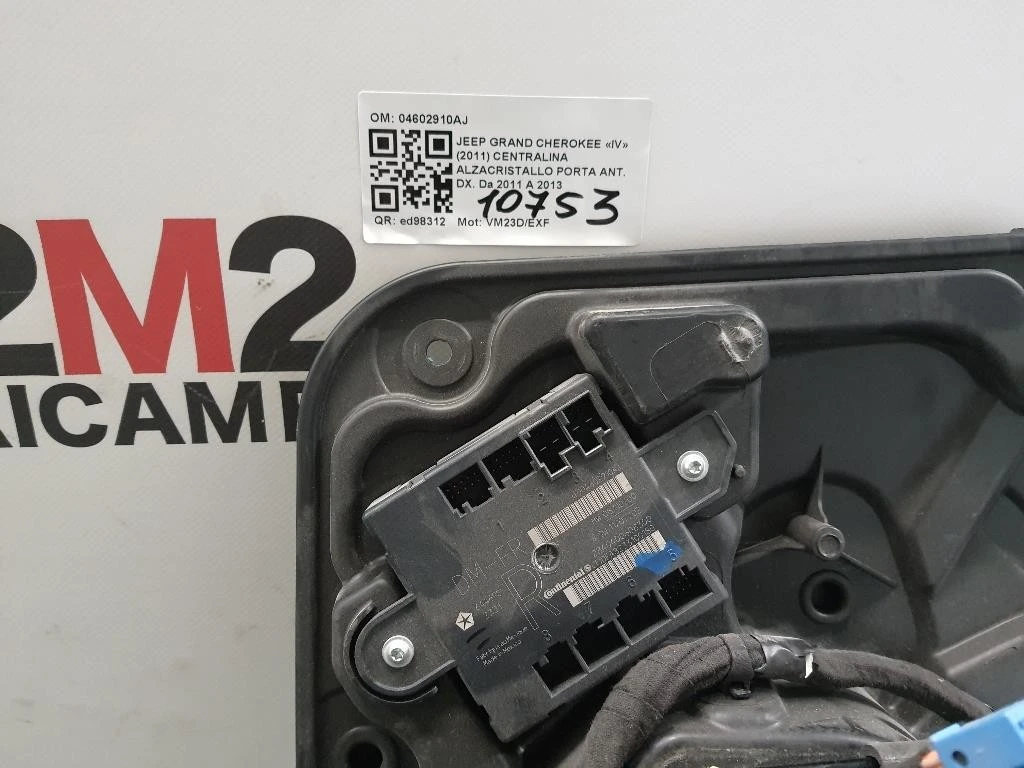 Centralina Alzacristallo Porta ANT DX 04602910AJ Jeep Grand Cherokee IV 2011