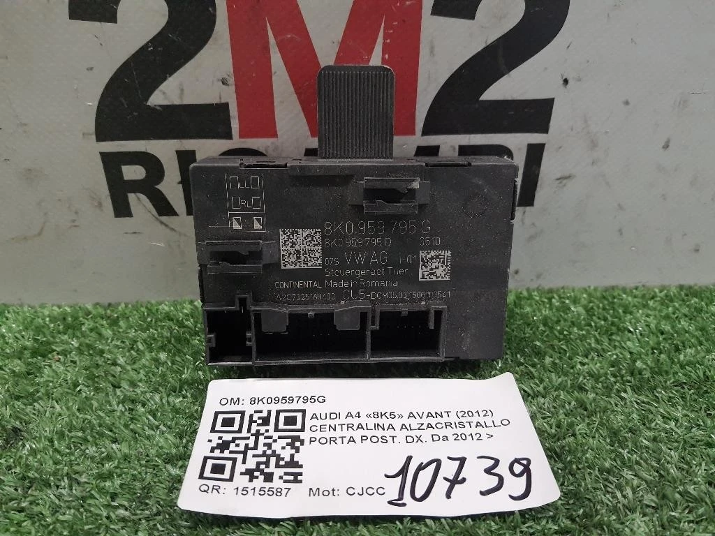 Centralina Alzacristallo Porta POST DX 8K0959795G Audi A4 8K5 Avant 2012