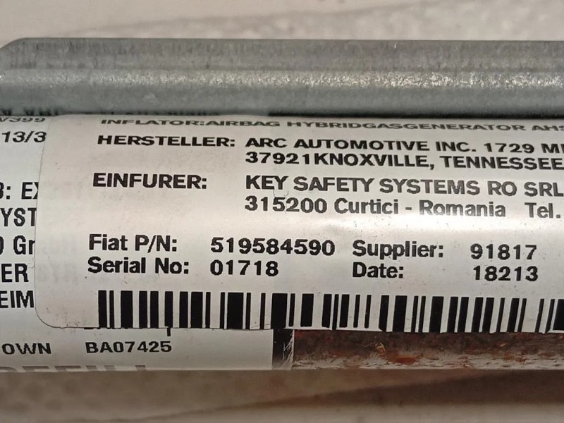 Air-bag A Tendina DX 519584590 Fiat 500L 2013