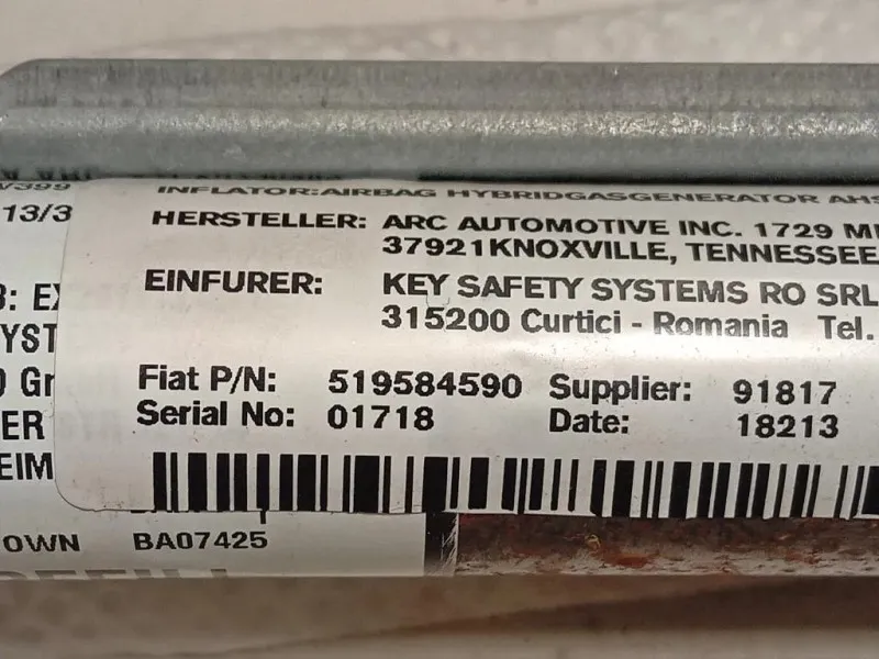 Air-bag A Tendina DX 519584590 Fiat 500L 2013