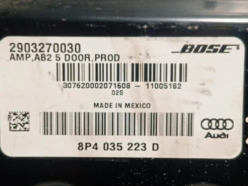 Centralina Amplificatore Acustico 8P4035223D Audi A3 8PA Sportback 2008