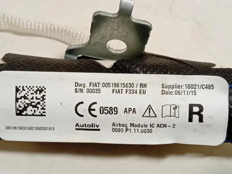 Air-bag A Tendina DX 00519615630 Fiat 500X 2015