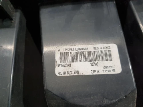 Fanale POST SX 55156721AH Jeep Grand Cherokee III 2005