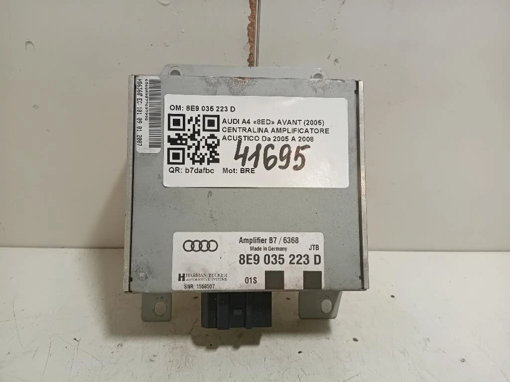 Centralina Amplificatore Acustico 8E9 035 223 D Audi A4 8ED Avant 2005
