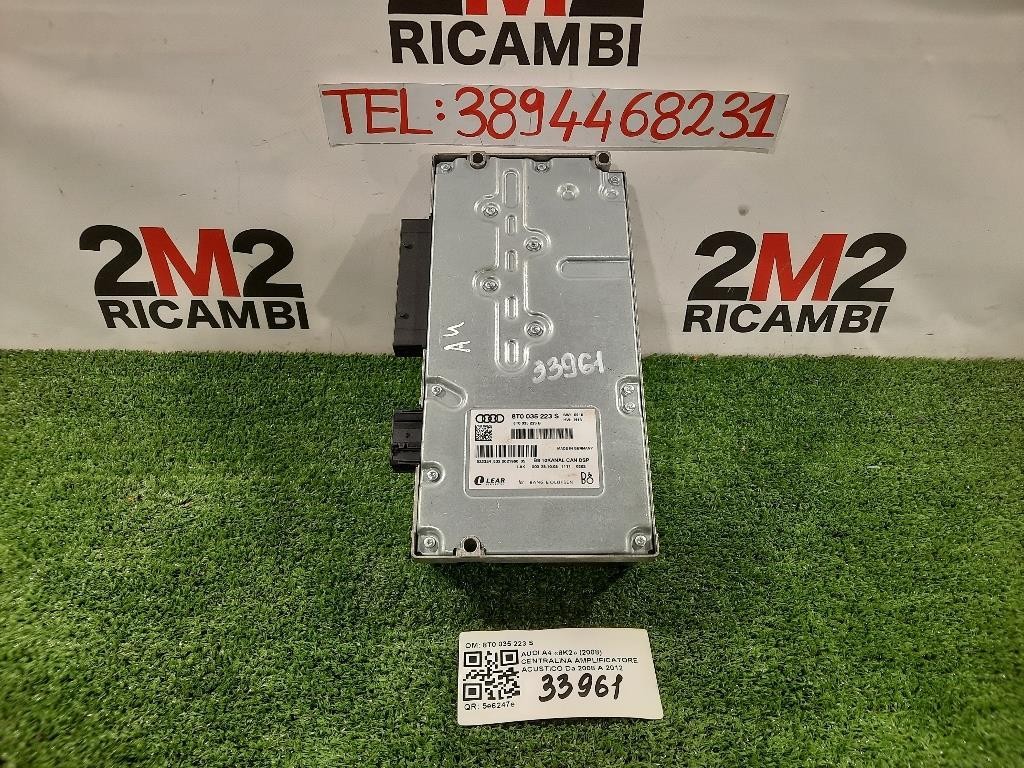 Centralina Amplificatore Acustico 8T0035223S Audi A4 8K2 2008