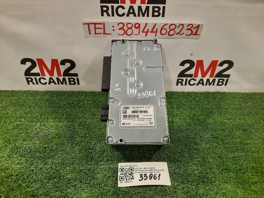 Centralina Amplificatore Acustico 8T0035223S Audi A4 8K2 2008
