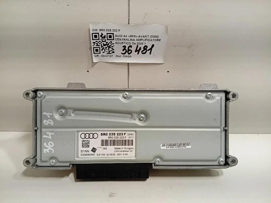 Centralina Amplificatore Acustico 8R0 035 223 F Audi A4 8K5 Avant 2008