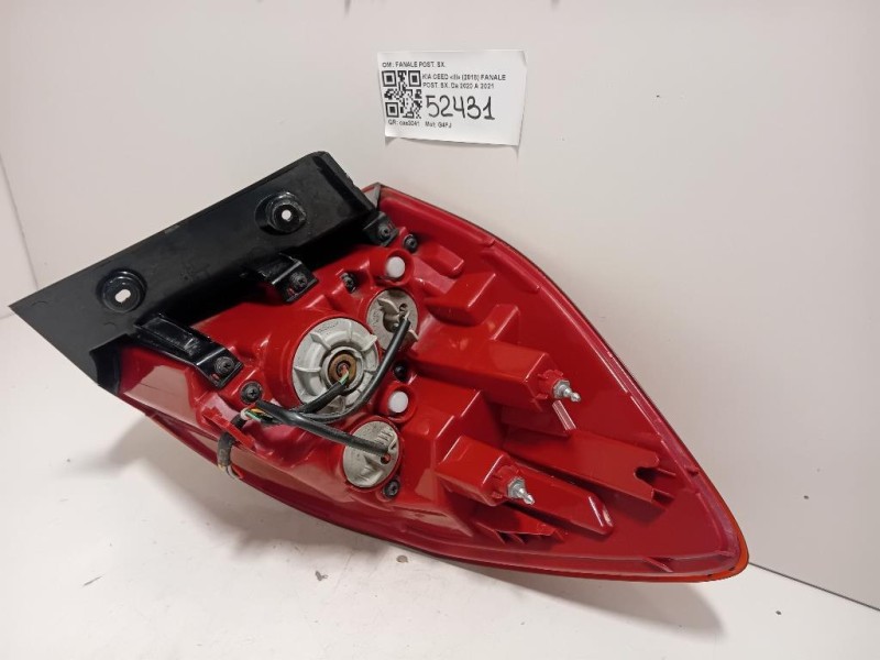 Fanale POST SX FANALE POST SX Kia CEED III 2018