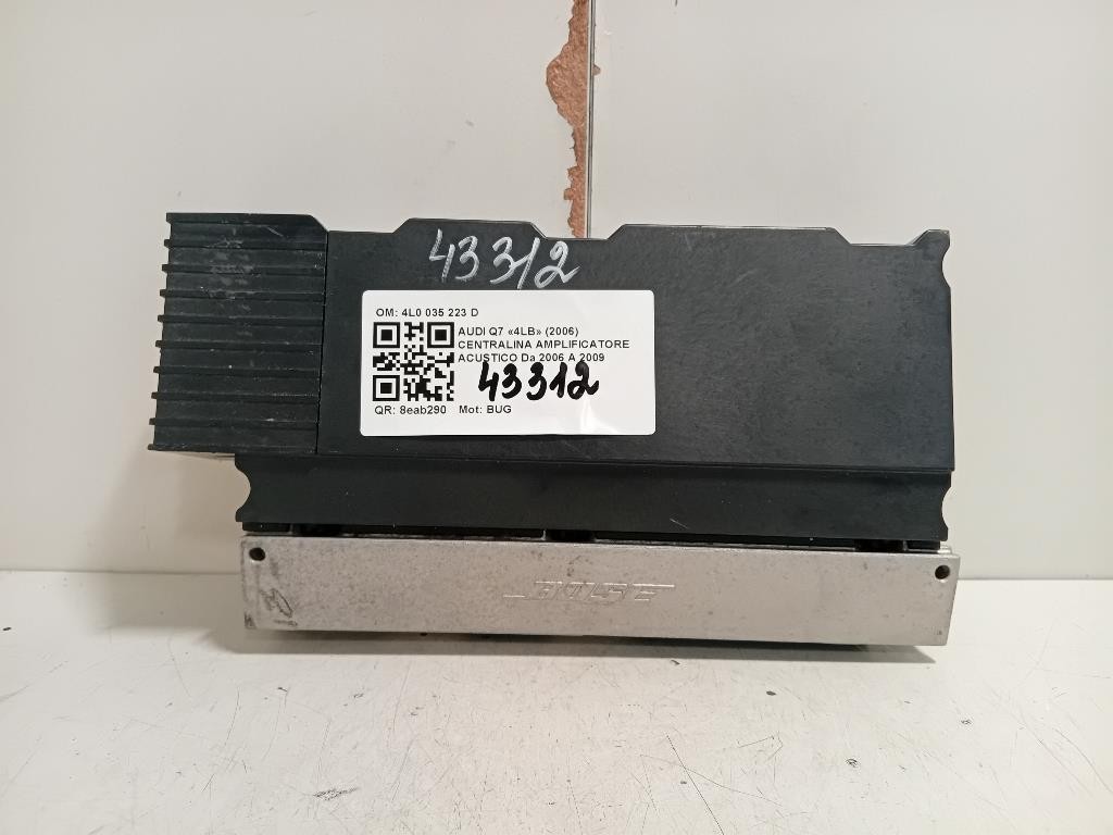 Centralina Amplificatore Acustico 4L0 035 223 D Audi Q7 4LB 2006