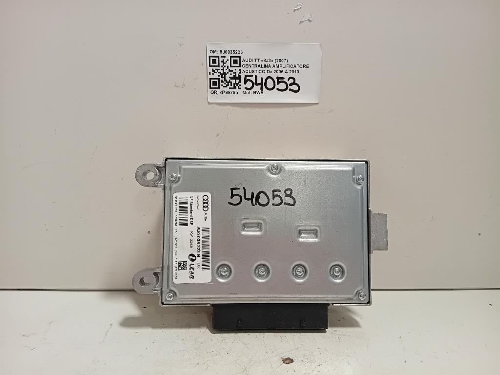 Centralina Amplificatore Acustico 8J0035223B Audi TT 8J3 2007