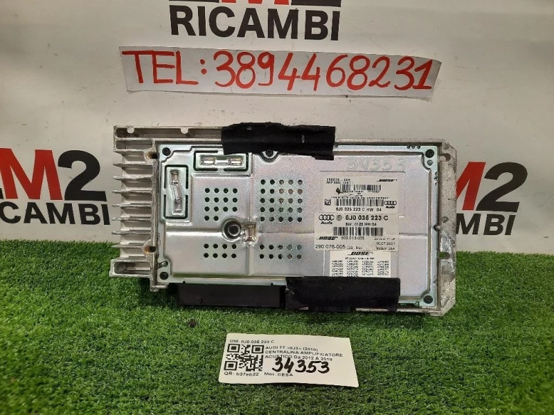 Centralina Amplificatore Acustico 8J0 035 223 C Audi TT 8J3 2010