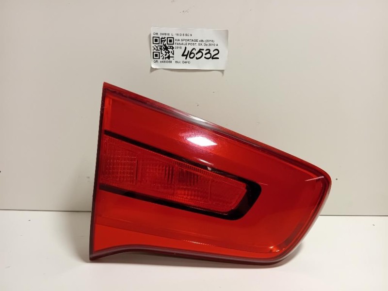 Fanale POST SX 92406-3W510 Kia Sportage III 2010