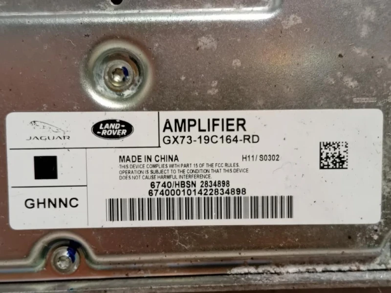 Centralina Amplificatore Acustico GX73-19C164-RD Jaguar XE 2015