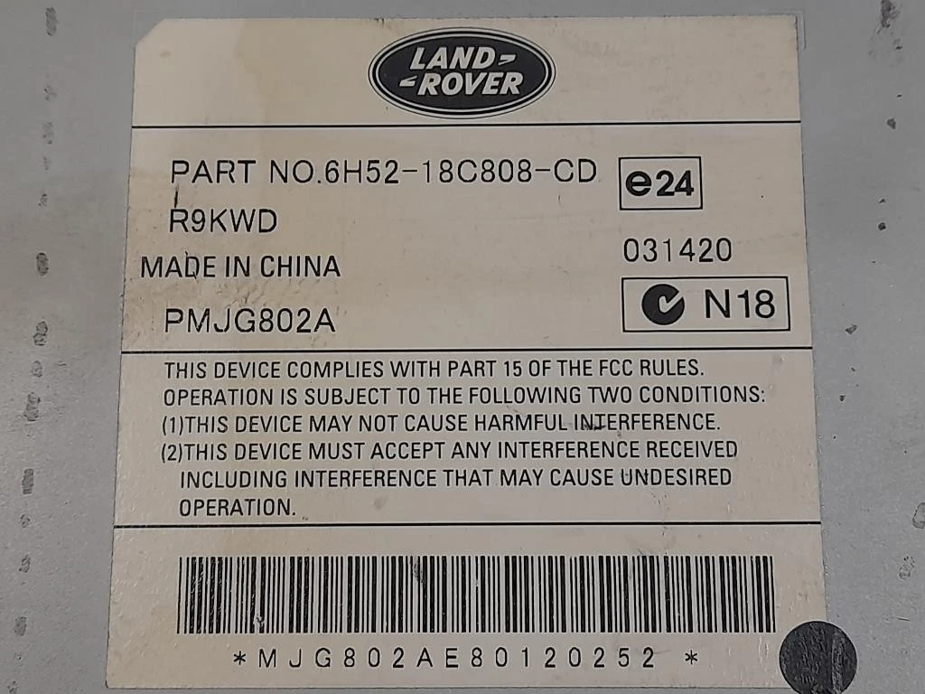Centralina Amplificatore Acustico 6H5218C808 Jaguar XF I 2008