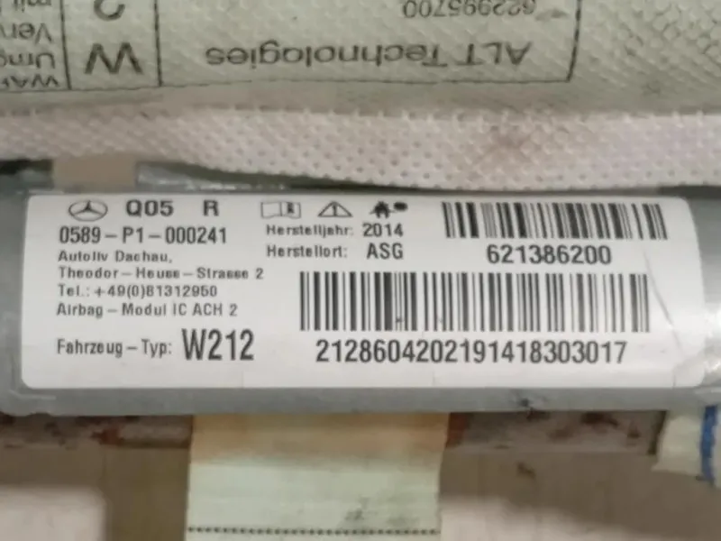 Air-bag A Tendina DX 621386200 Mercedes Classe E W212 2013