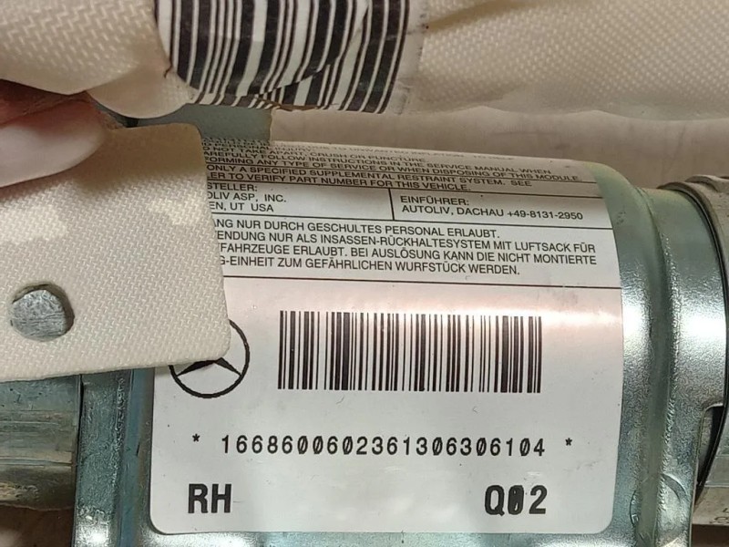Air-bag A Tendina DX 16463570 Mercedes Classe ML W166 2012