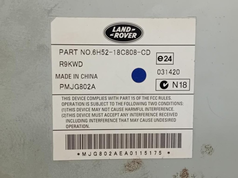 Centralina Amplificatore Acustico 6H52-18C808-CD Jaguar XF I 2011