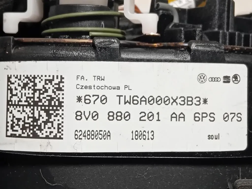 Air-bag Guidatore 8V0880201AA Audi Q3 8UB 2012