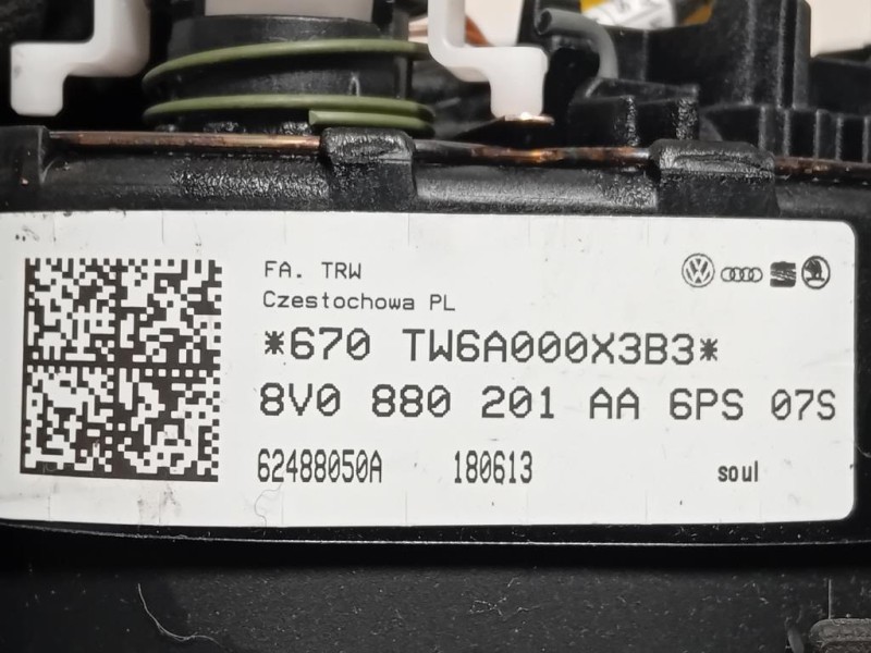 Air-bag Guidatore 8V0880201AA Audi Q3 8UB 2012