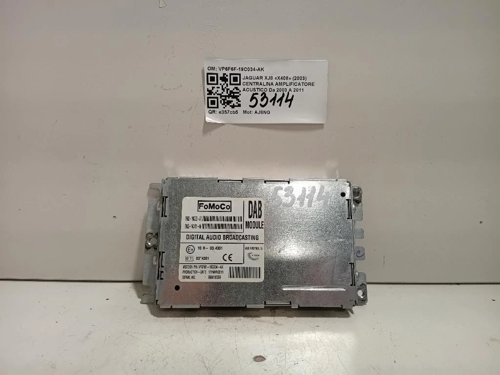 Centralina Amplificatore Acustico VP6F6F-19C034-AK Jaguar XJ8 X408 2003