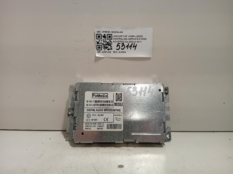 Centralina Amplificatore Acustico VP6F6F-19C034-AK Jaguar XJ8 X408 2003