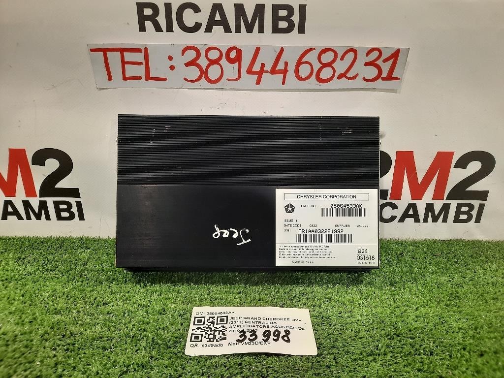 Centralina Amplificatore Acustico 05064533AK Jeep Grand Cherokee IV 2011
