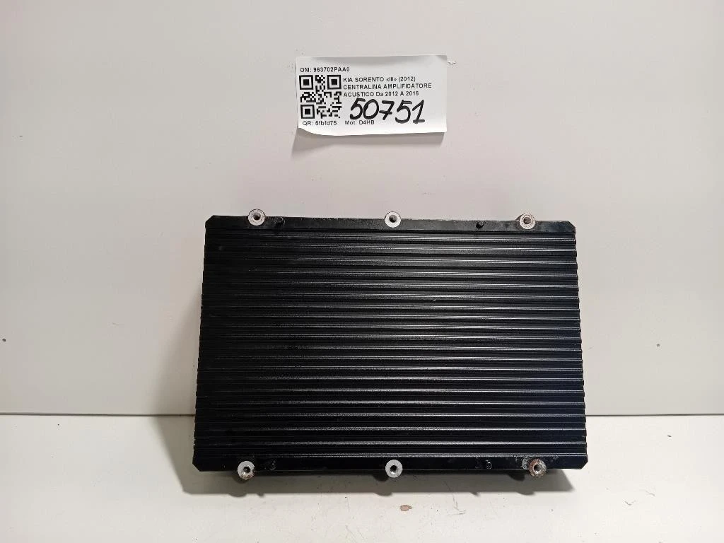 Centralina Amplificatore Acustico 963702PAA0 Kia Sorento III 2012
