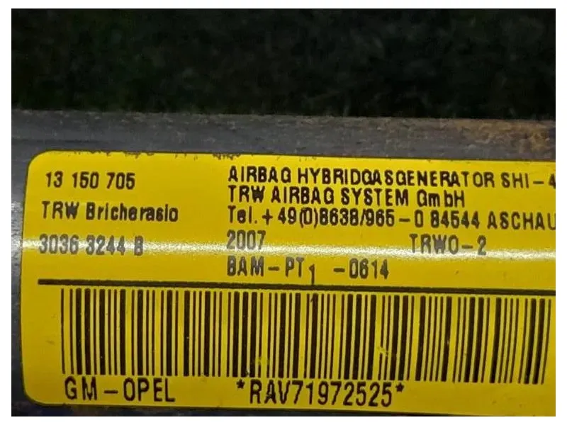 Air-bag A Tendina DX 13150705 Opel Corsa D 2007