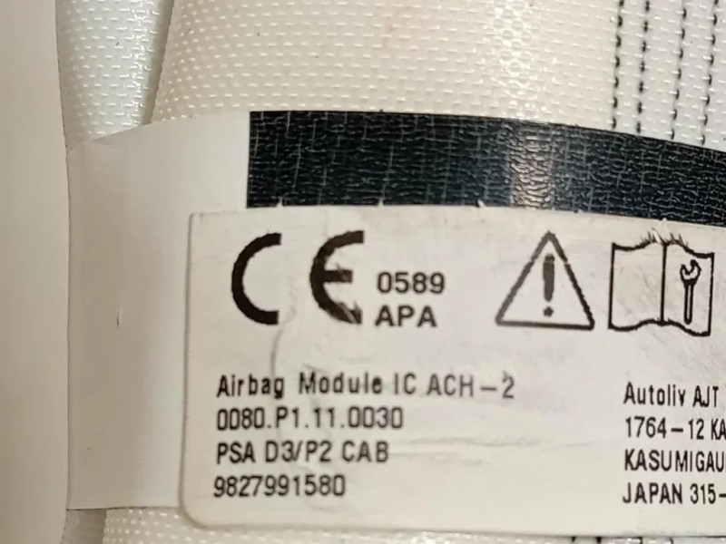 Air-bag A Tendina DX 9827991580 DX Opel Corsa F 2019