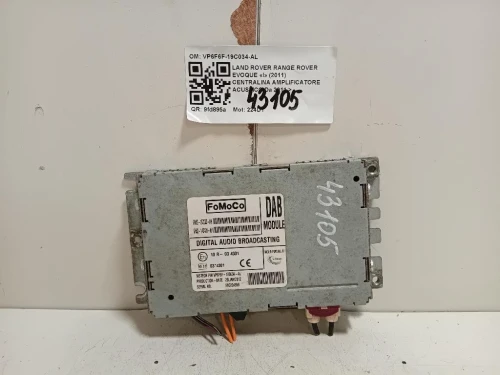 Centralina Amplificatore Acustico VP6F6F-19C034-AL Land Rover Range Rover Evoque I 2011