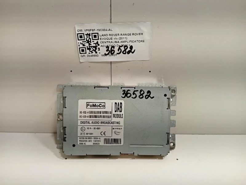 Centralina Amplificatore Acustico VP6F6F-19C034-AL Land Rover Range Rover Evoque I 2011