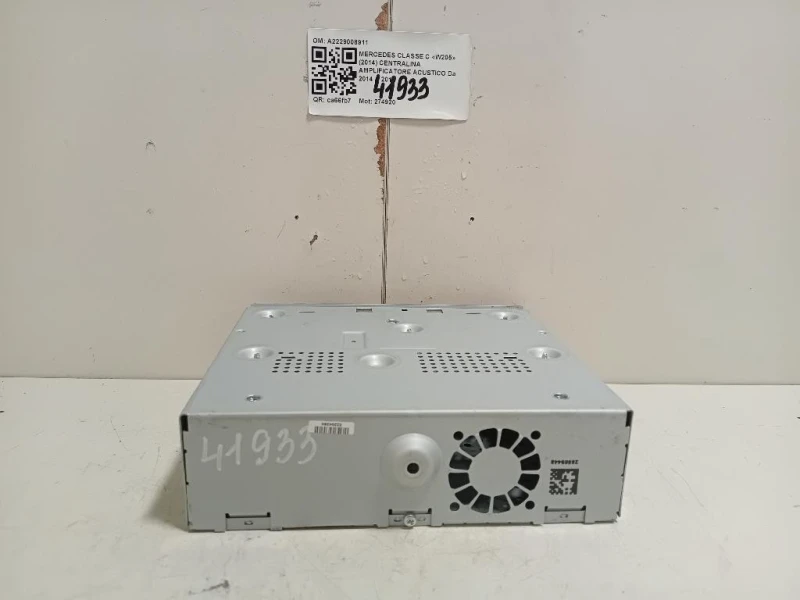 Centralina Amplificatore Acustico A2229008911 Mercedes Classe C W205 2014