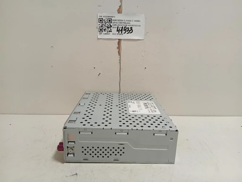 Centralina Amplificatore Acustico A2229008911 Mercedes Classe C W205 2014