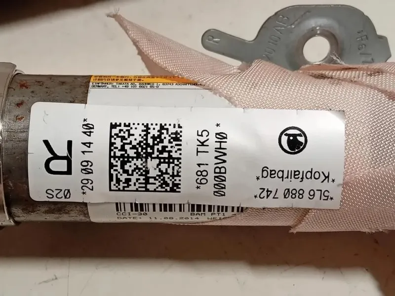 Air-bag A Tendina DX 5L6880742 Skoda YETI 2014