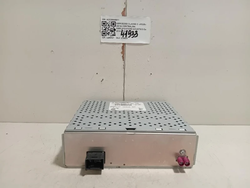 Centralina Amplificatore Acustico A2229008911 Mercedes Classe C W205 2014